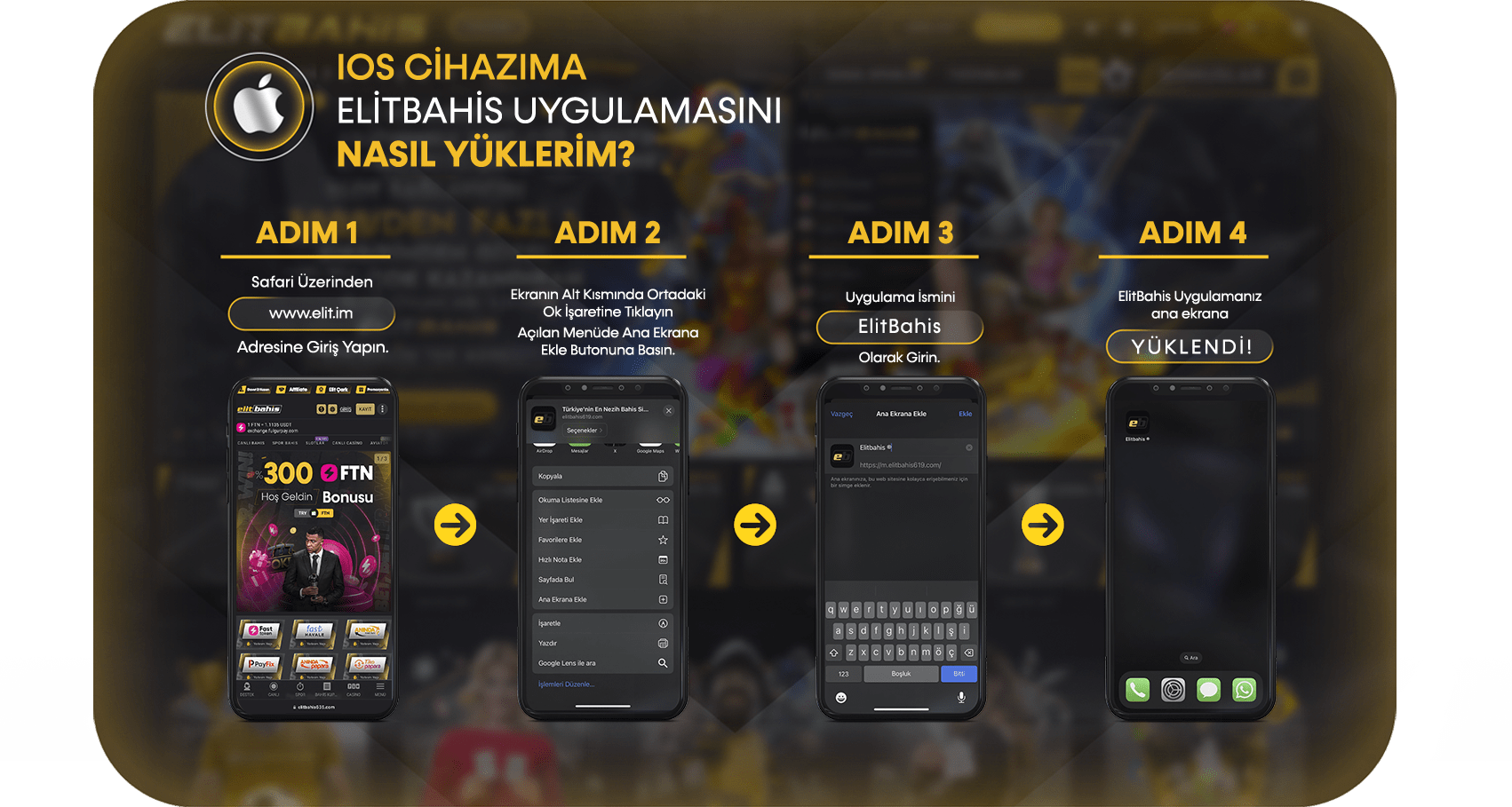 ElitBahis ios Uygulama